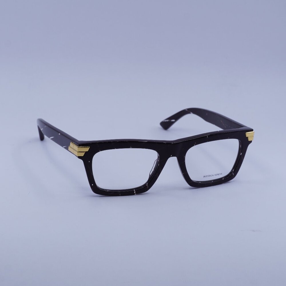 Bottega Veneta BV1059O 003 Eyeglasses Burgundy 51mm Rectangle Frame